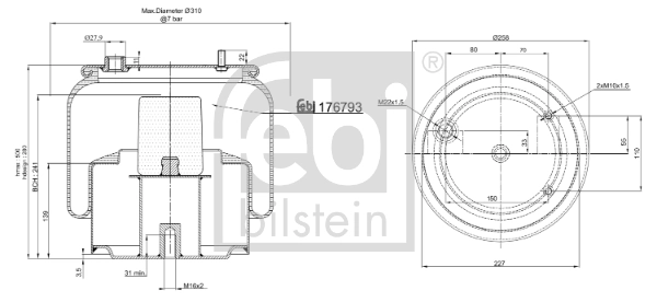 Bellow, air suspension